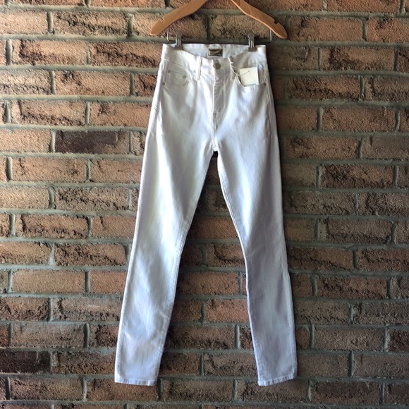 MOTHER Denim - MOTHER | Creamy white high rise skinny jean